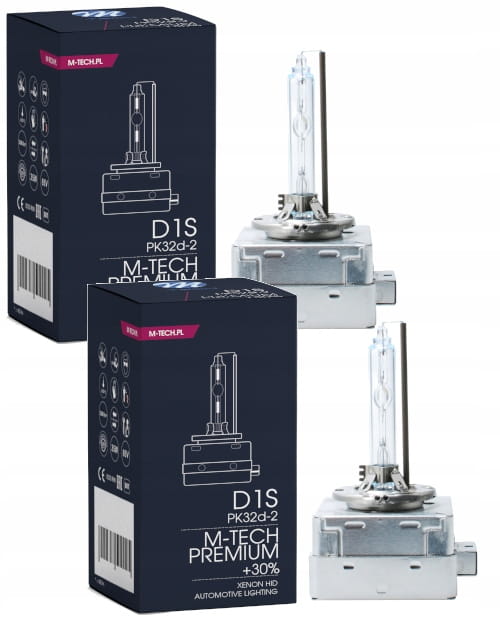 Palnik Żarnik Xenon M-Tech D1S PREMIUM +30% 6000K