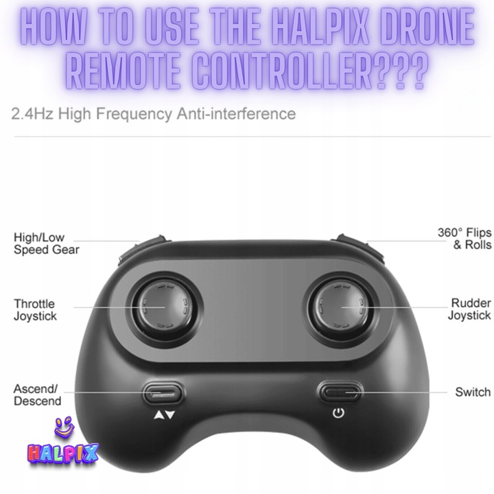 Trikowy mini dron Halpix zdalnie sterowany z kamerą 8K i Wi-Fi