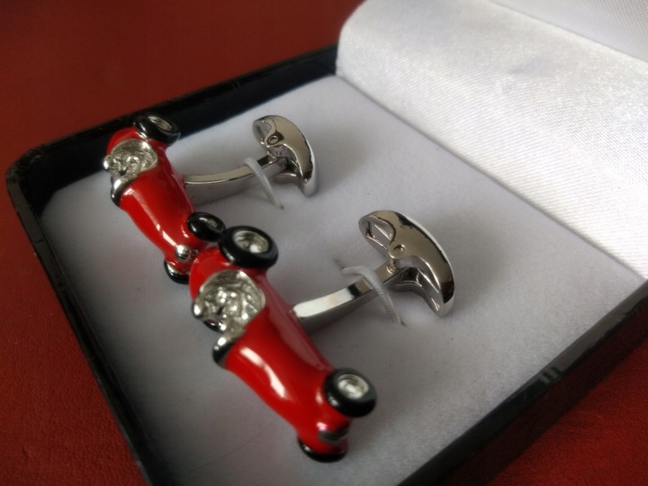 Exciting spinki do mankietów koszuli Mini Morris