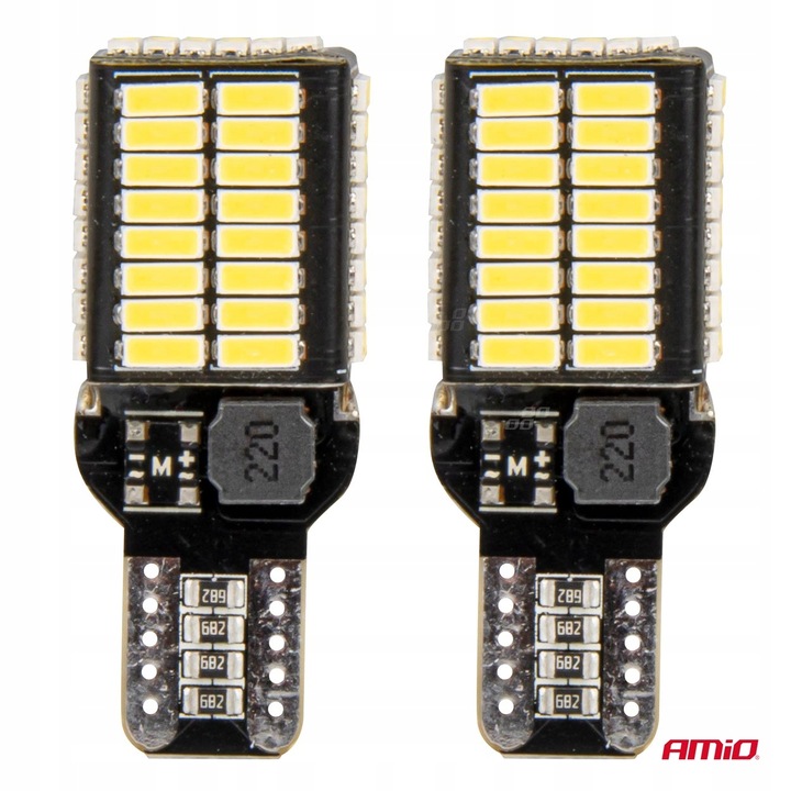 ŻARÓWKI TURBO LED W16W T15 CANBUS PRO 54SMD SUPER BIAŁE 6000K ULTRA MOCNE