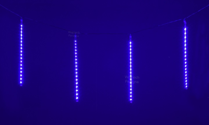 METEORY 50 CM LAMPKI PADAJĄCY ŚNIEG OŚWIETLENIE ŚWIĄTECZNE IP44 SOPLE LED