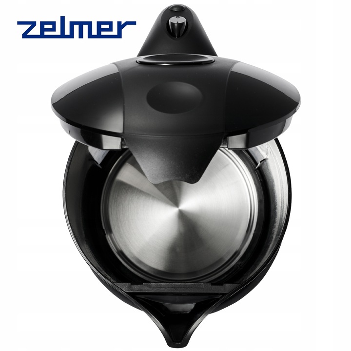 CZAJNIK ELEKTRYCZNY ZELMER BEZPRZEWODOWY STAL NIERDZEWNA DUŻY 1,7L 2200W