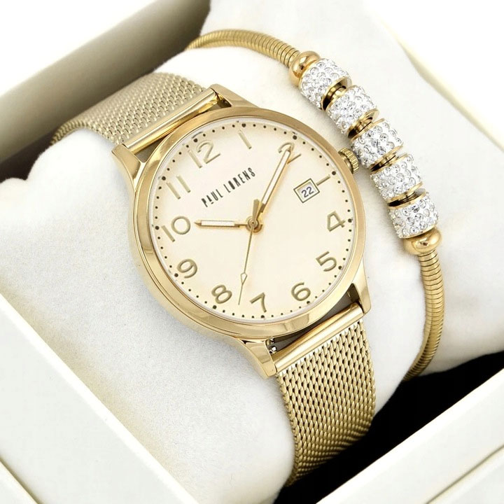 Zestaw damski zegarek Paul Lorens STELLA bransoletka PREZENT dla MAMY?