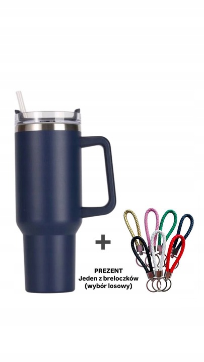 Kubek termiczny ze słomka kubki termiczne na kawę herbatę na napoje zimne