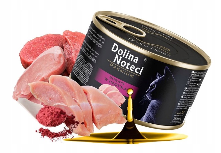 DOLINA NOTECI PREMIUM Mokra karma dla kota MIX smaków 12x185g