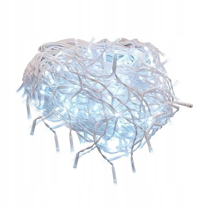 200 LED ZIMNY BIAŁY lampki wewnętrzne choinkowe świąteczne Święta dekoracja