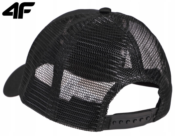 CZAPKA Z DASZKIEM MĘSKA DAMSKA 4F BEJSBOLÓWKA Z SIATECZKĄ TRUCKERKA