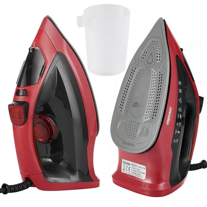 ŻELAZKO PAROWE STOPA CERAMICZNA 3000W 9w1 STRAŻAK