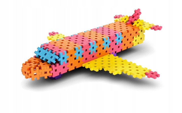 KLOCKI WAFLE KONSTRUKCYJNE MELI Basic 600 El MINI PUZZLE GOFRY EDUKACYJNE