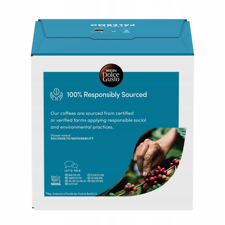 Kapsułki Nescafe Dolce Gusto zestaw kaw espresso 96 szt. 4+2