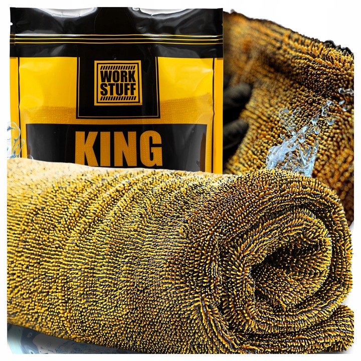 WORK STUFF KING Drying Towel 1100g 90x73cm gruby ręcznik do osuszania auta