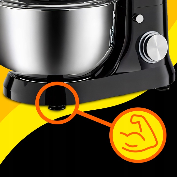 ROBOT KUCHENNY PLANETARNY Z MISĄ BLENDER MASZYNKA DO MIĘSA MIKSER 5w1 3200W