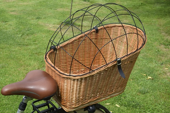 Koszyk TRANSPORTER z wikliny na rower Kosz MIX