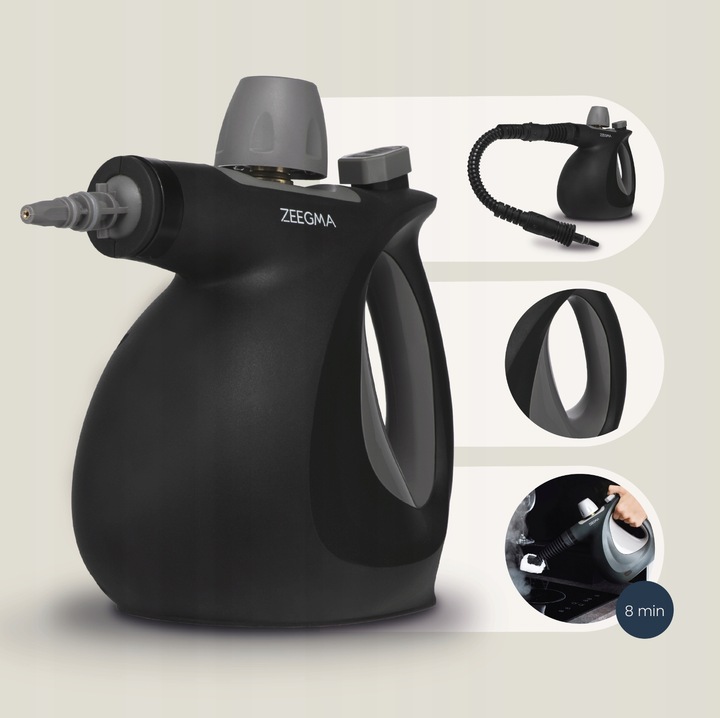 PAROWNICA na PLUSKWY Myjka Parowa Czyścik Okien Ciśnieniowy 1000W 3Bar