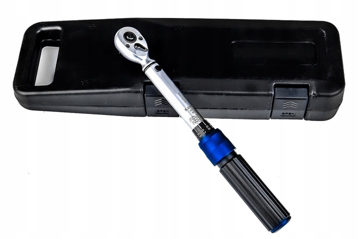 KLUCZ DYNAMOMETRYCZNY 1-25NM Z BLOKADĄ 1/4'' ETUI CERTYFIKAT KALIBRACJI