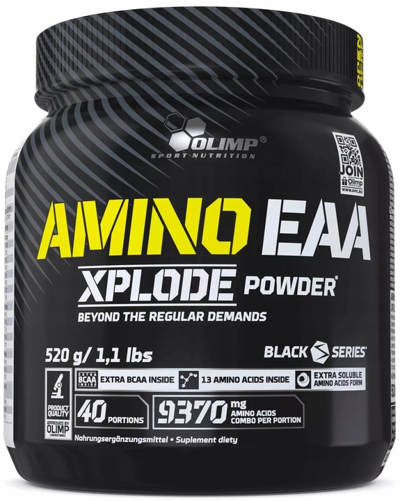 OLIMP AMINO EAA XPLODE 520g AMINOKWASY BCAA GLUTA