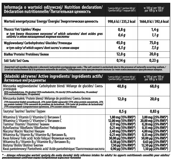 FitMax PURE American Gainer 7,2 Kg czekoladowy