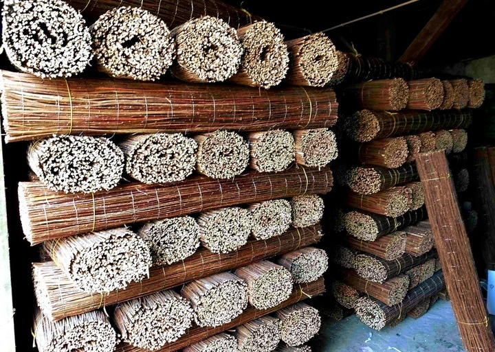 MATA WIKLINOWA 1,8 x 5 m, maty osłonowe, z wikliny