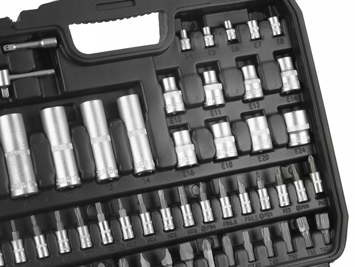 ZESTAW KLUCZY NASADOWYCH KLUCZE NASADOWE TORX 108