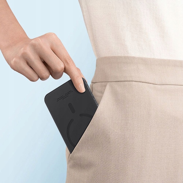 Powerbank indukcyjny z kablem USB-C Baseus do MagSafe Qi QC PD 5000mAh 20W