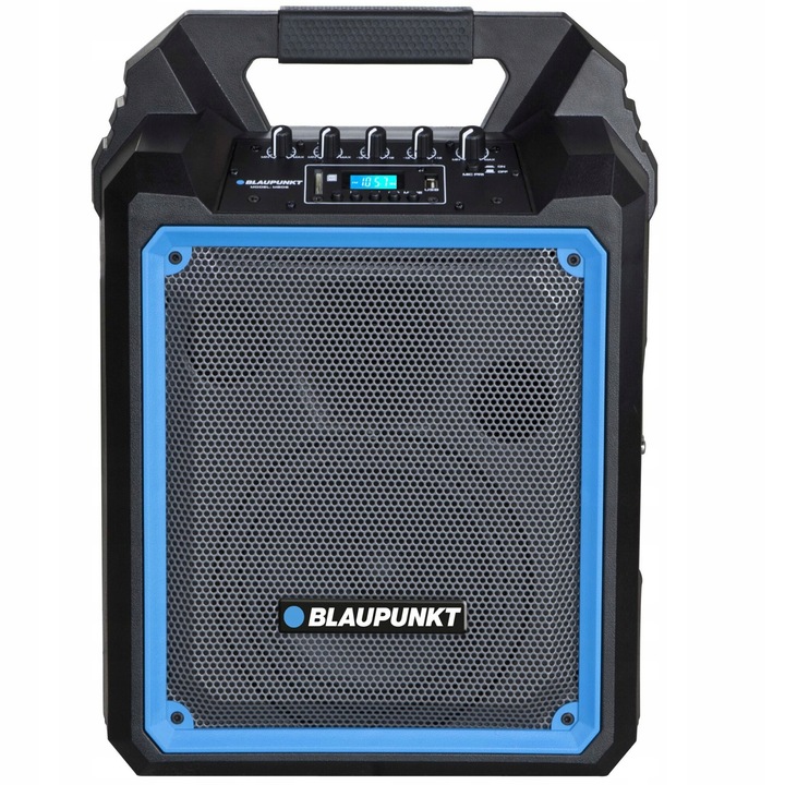 DUŻY GŁOŚNIK BLAUPUNKT BLUETOOTH KOLUMNA AKTYWNA KARAOKE MIKROFON MB06