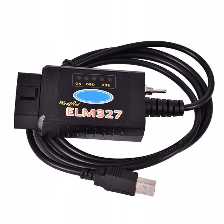 KABEL interfejs diagnostyczny ELM327 FORSCAN FORD MAZDA ELMCONFIG przełączn