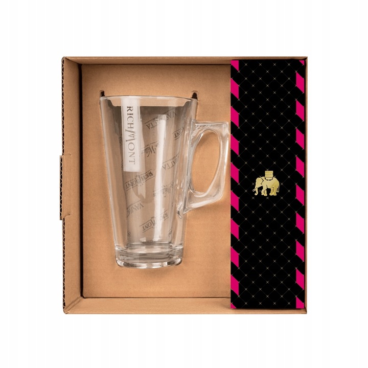 Herbata Richmont Raspberry Pear 12 Saszetek w Zestawie Szklanka Hot