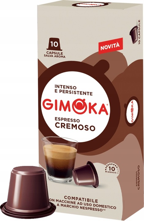 Kapsułki do Nespresso Gimoka Zestaw 10 x 10 MIX Espresso Lungo