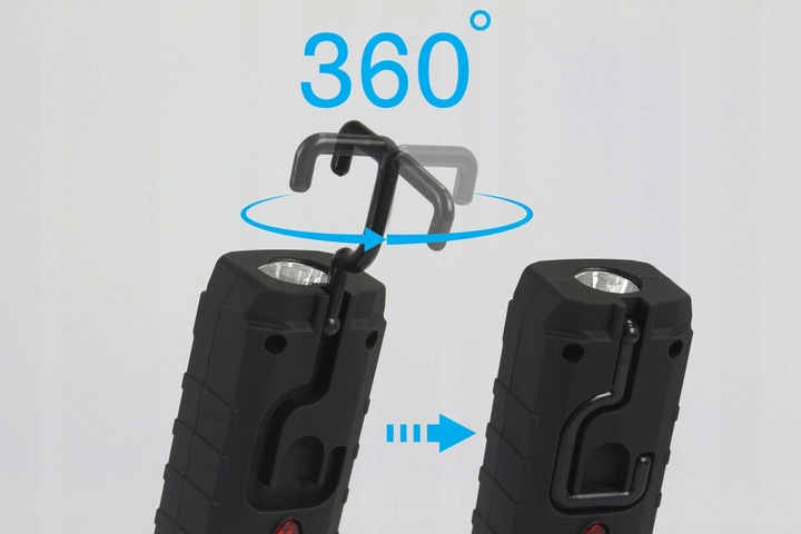 LATARKA WARSZTATOWA MOCNA 3W1 LED COB AKUMULATOR LAMPKA