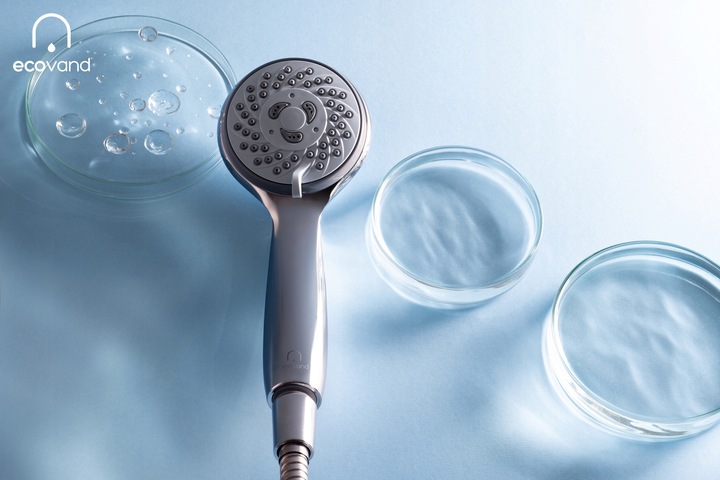 SŁUCHAWKA PRYSZNICOWA funkcja stop ECOVAND AQS OSZCZĘDNA -62% WODY 6 L/MIN