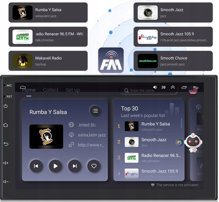 RADIO SAMOCHODOWE 2 DIN 4GB/64GB ANDROID AUTO CARPLAY ANDROID 13 RDS DSP 7"