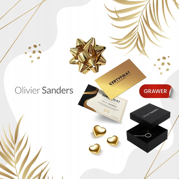 ZŁOTE KOLCZYKI DAMSKIE 585 Z KRYSZTAŁAMI SWAROVSKI GRAWER PREZENT DLA ŻONY