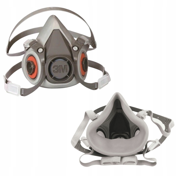 MASKA PÓŁMASKA PRZECIWPYŁOWA KOMPLETNA +FILTR P3 3M ORYGINAŁ