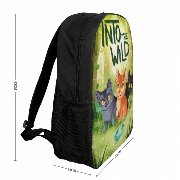 Plecak Into Wild - Warrior Cats Fanart z Firepaw