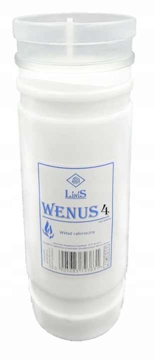 Rewelacyjne wkłady do zniczy Parafinowe Lato Wenus 4 Linis 4dni 20szt.