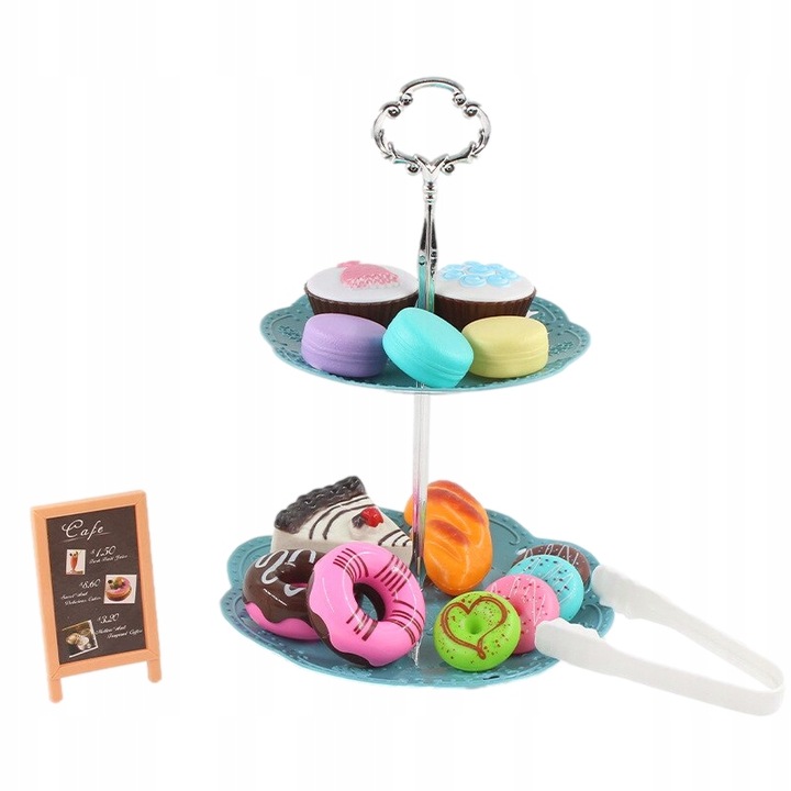 SERWIS DLA DZIECI XXL zestaw do herbaty kawy filiżanki cukiernia kawiarnia