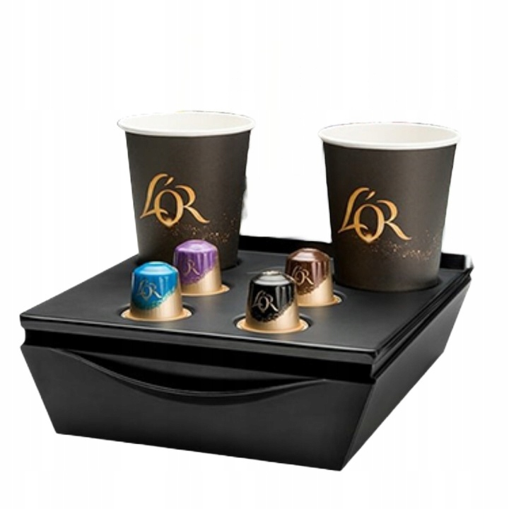 Prezenter ekspozytor półeczka na kapsułki LOR do ekspresu L'Or Mini