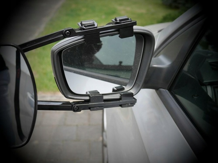 LUSTERKO DODATKOWE PODWÓJNE DO HOLOWANIA KAMPINGU LAWETY PRZYCZEPY