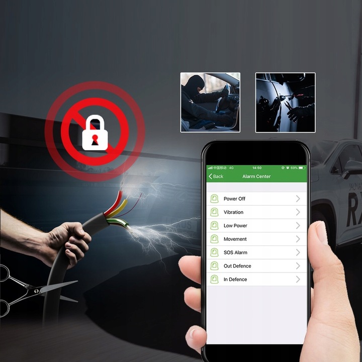 LOKALIZATOR GPS NADAJNIK DO AUTA ODCIĘCIE PALIWA