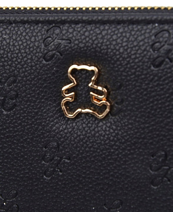 Portfel Damski Młodzieżowy LuluCastagnette Piórnik na prezent czarny