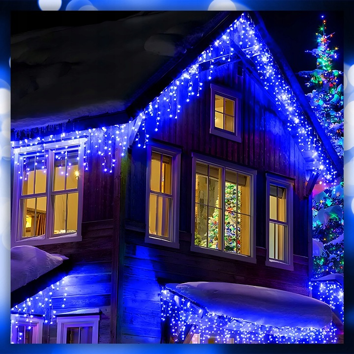 SOPLE LAMPKI CHOINKOWE ŚWIATEŁKA 500 LED 23,5M GRUBY KABEL FLASH ZEWNĘTRZNE