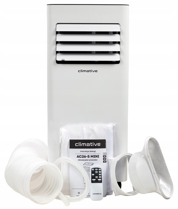 Klimatyzator przenośny Climative MINI 2,6 kW 26m2 WiFi osuszacz + uszczel.