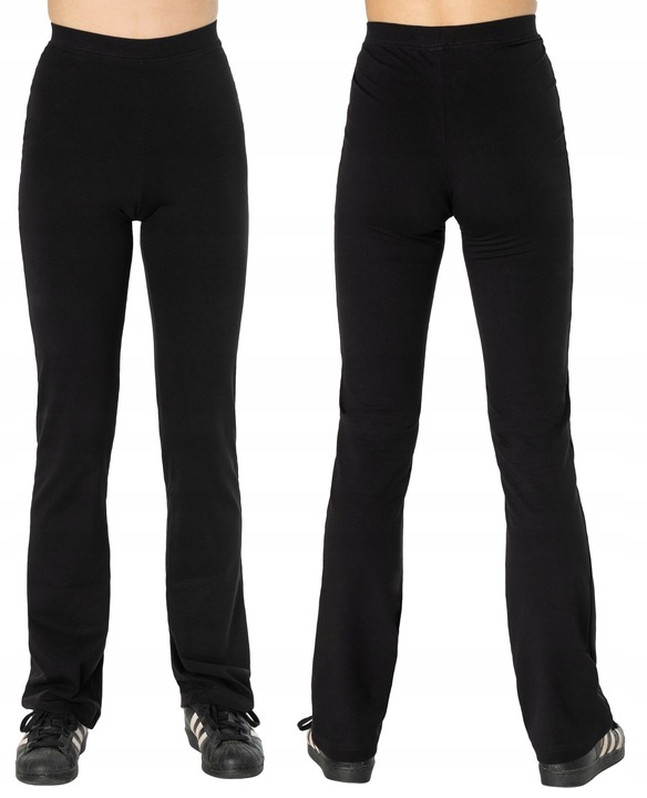 Sportowe Spodnie Dresowe Damskie Dresy Bawełniane Wysoki Stan RENNOX 1024 L