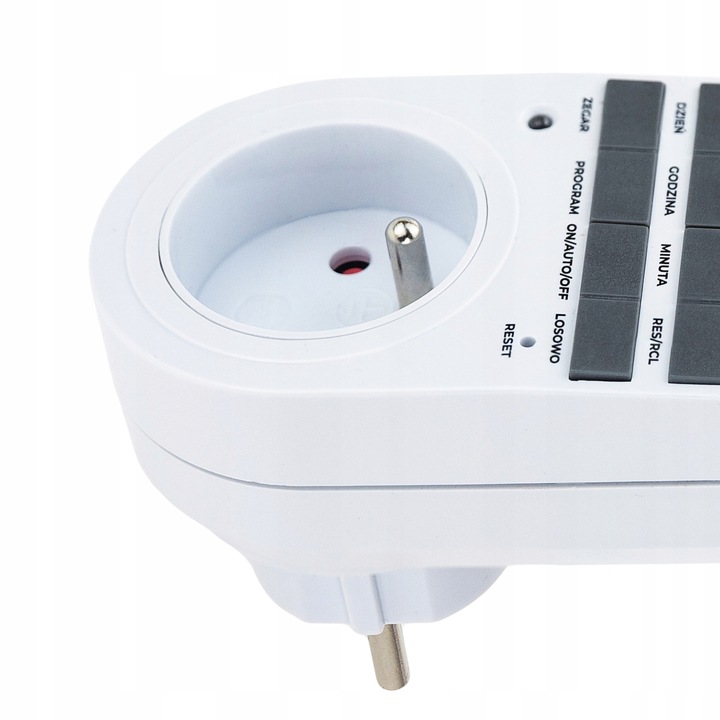 PROGRAMATOR CZASOWY TIMER WŁĄCZNIK WYŁĄCZNIK PRĄDU ENERGOOSZCZĘDNY CYFROWY