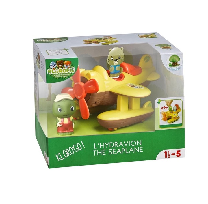 Hydroplan - Samolot na Kółkach z Figurką - Klorofil
