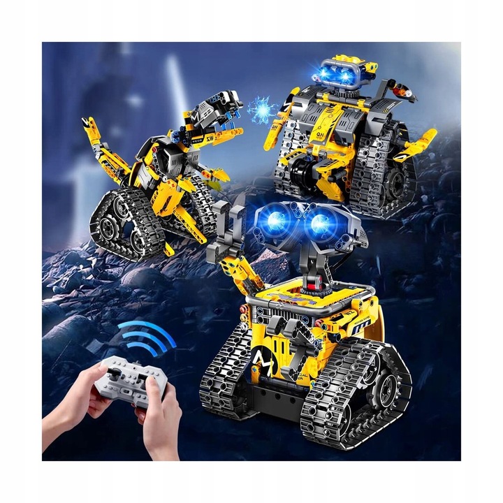 ZABAWKI DO BUDOWANIA ROBOTA, ZDALNIE STEROWANE ZA POMOCĄ APLIKACJI