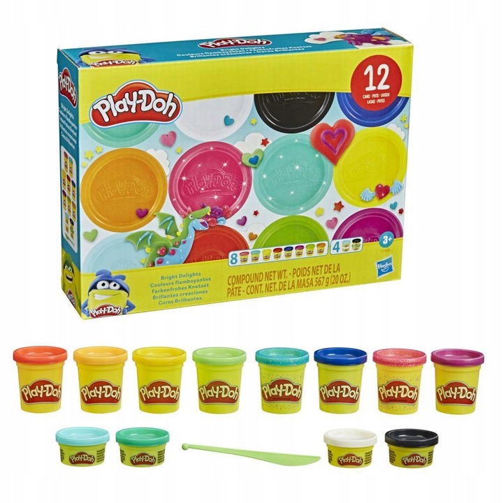 CIASTOLINA ZESTAW MASY PLASTYCZNEJ PLAY-DOH PLAY DOH PLAYDOH