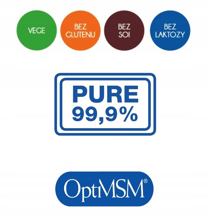 Aliness Opti MSM NAJCZYSTSZA SIARKA ORGANICZNA WIT.C STAWY CHRZĄSTKA 180tab