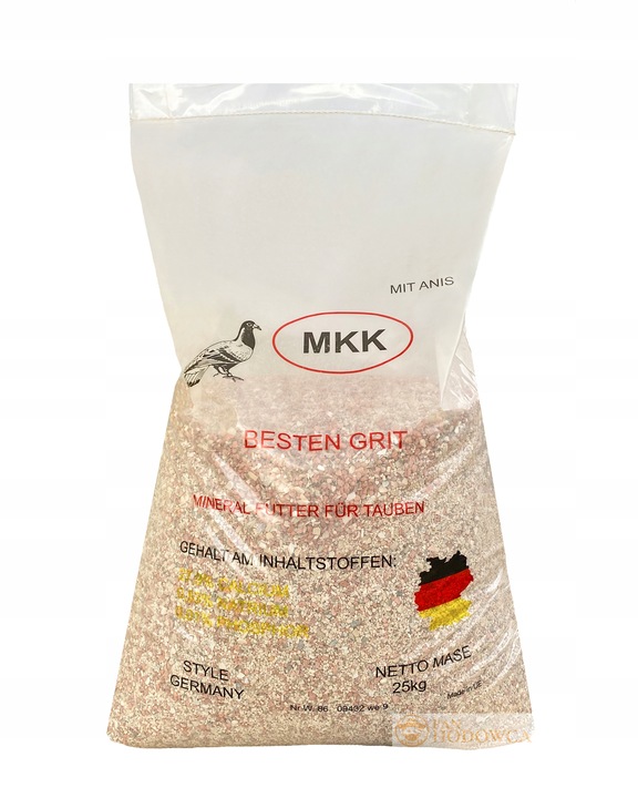 Gryt MIESZANY 25kg Grit niemiecki z anyżem 25kg