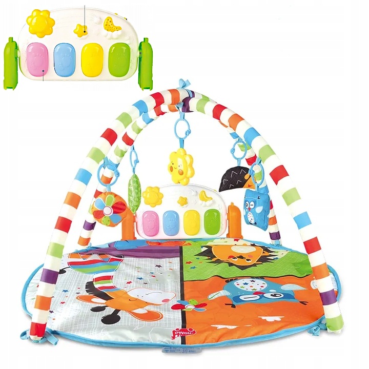 MATA EDUKACYJNA DUŻA INTERAKTYWNA PIANINKO 3w1 DLA DZIECI